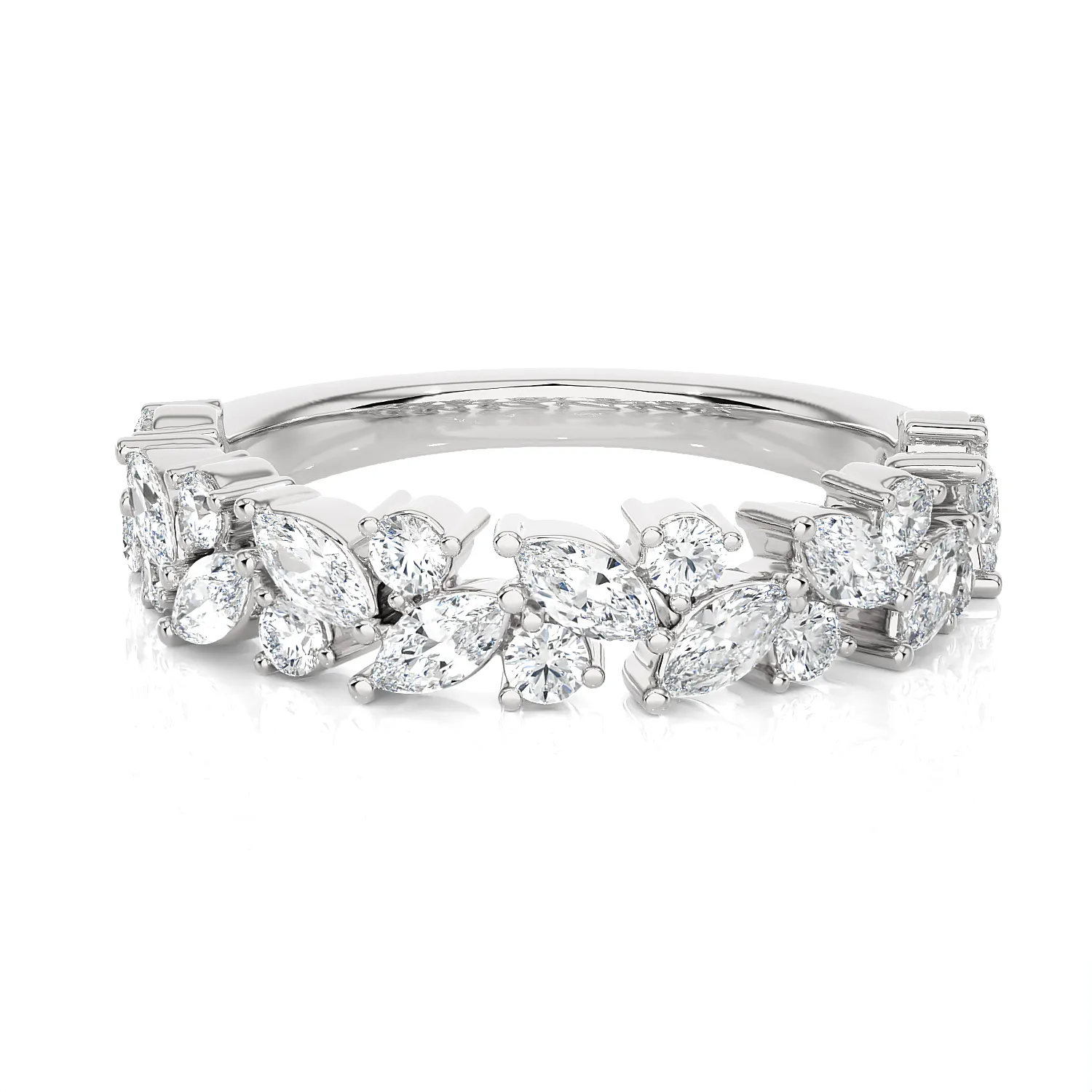 1 3/8 ctw Marquies Lab Grown Diamond Anniversary Ring