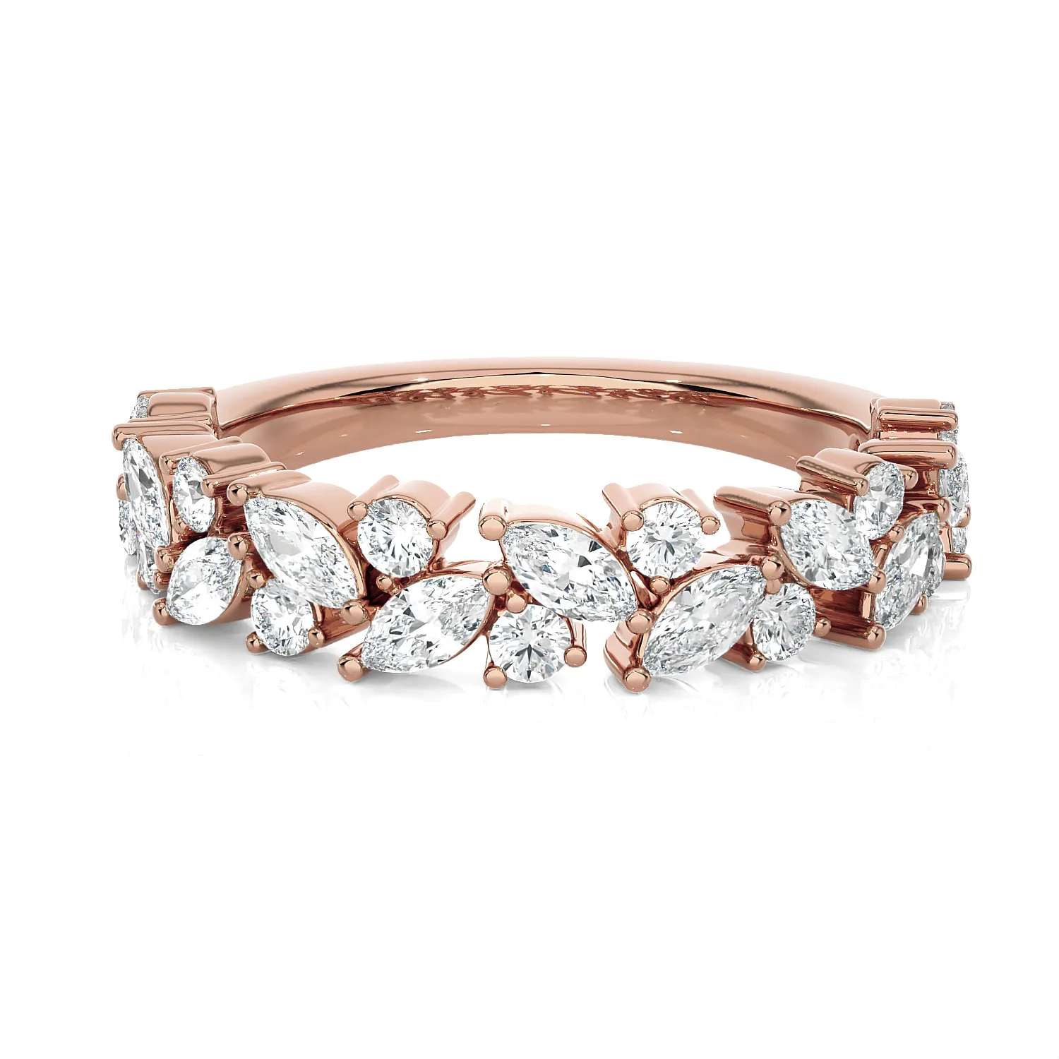1 3/8 ctw Marquies Lab Grown Diamond Anniversary Ring