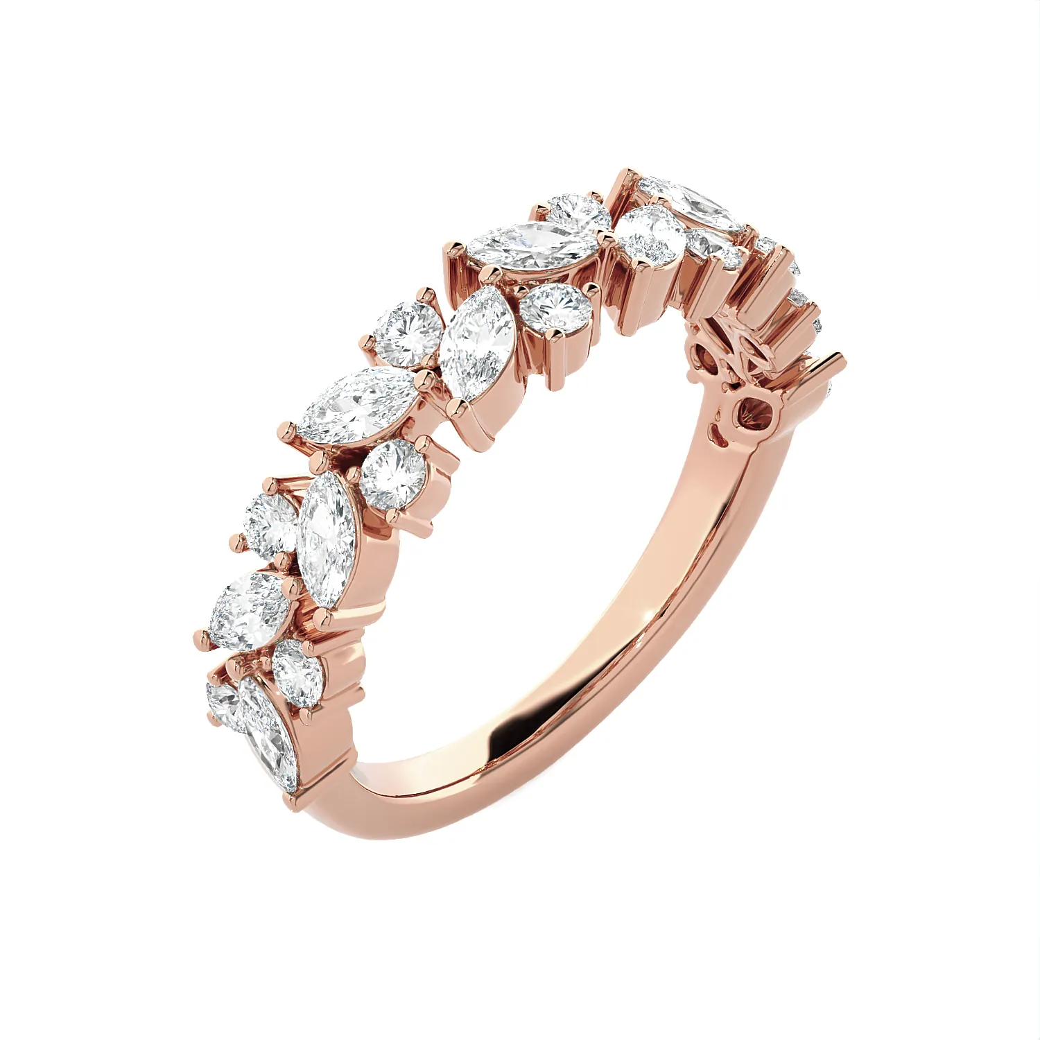 1 3/8 ctw Marquies Lab Grown Diamond Anniversary Ring