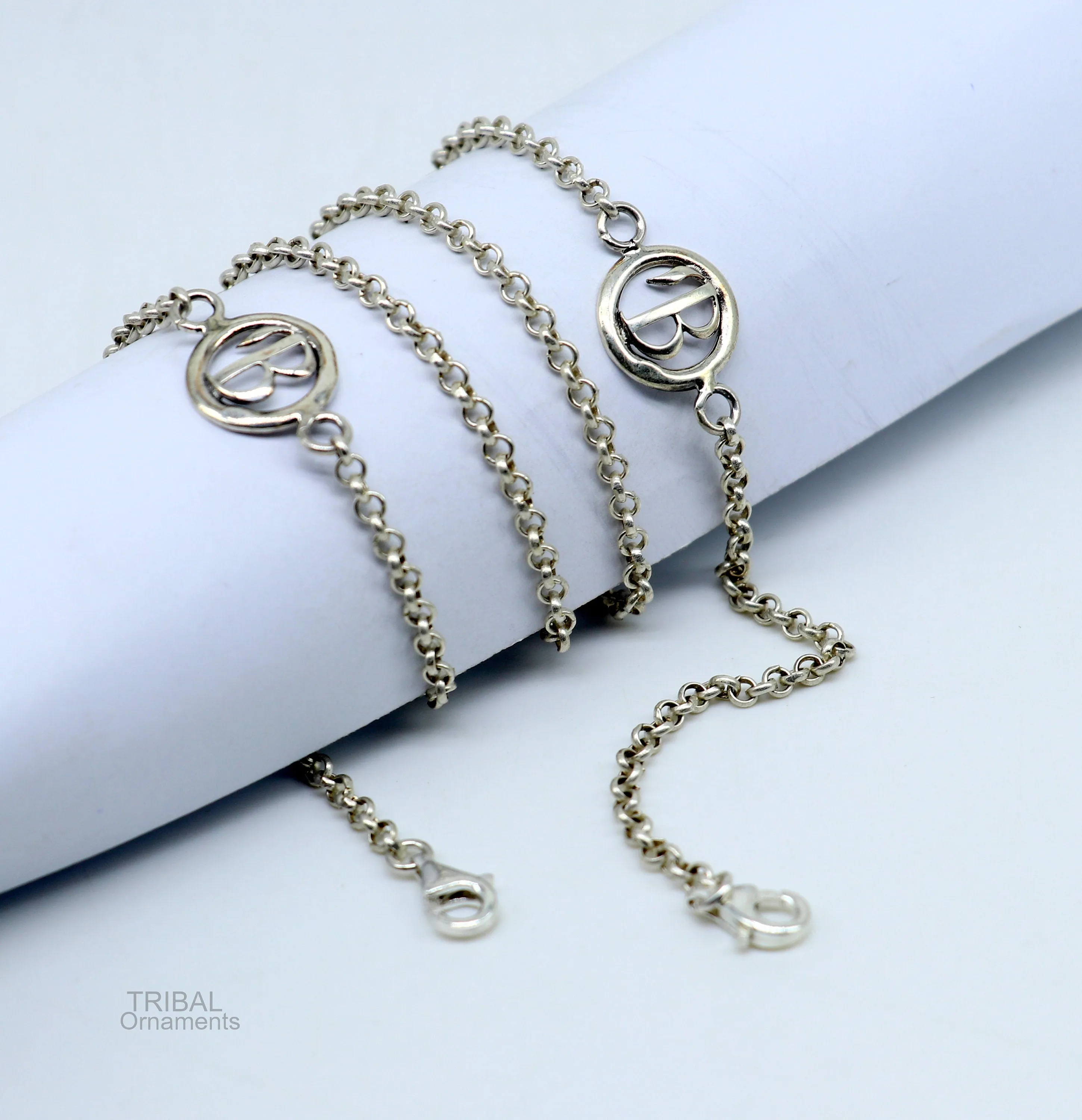 25" long Sterling silver Face Mask Chain ,Eyeglass Glasses Chains, B alphabet chain Women Stylish Sunglass Eyeglass Cord mask chain ch136