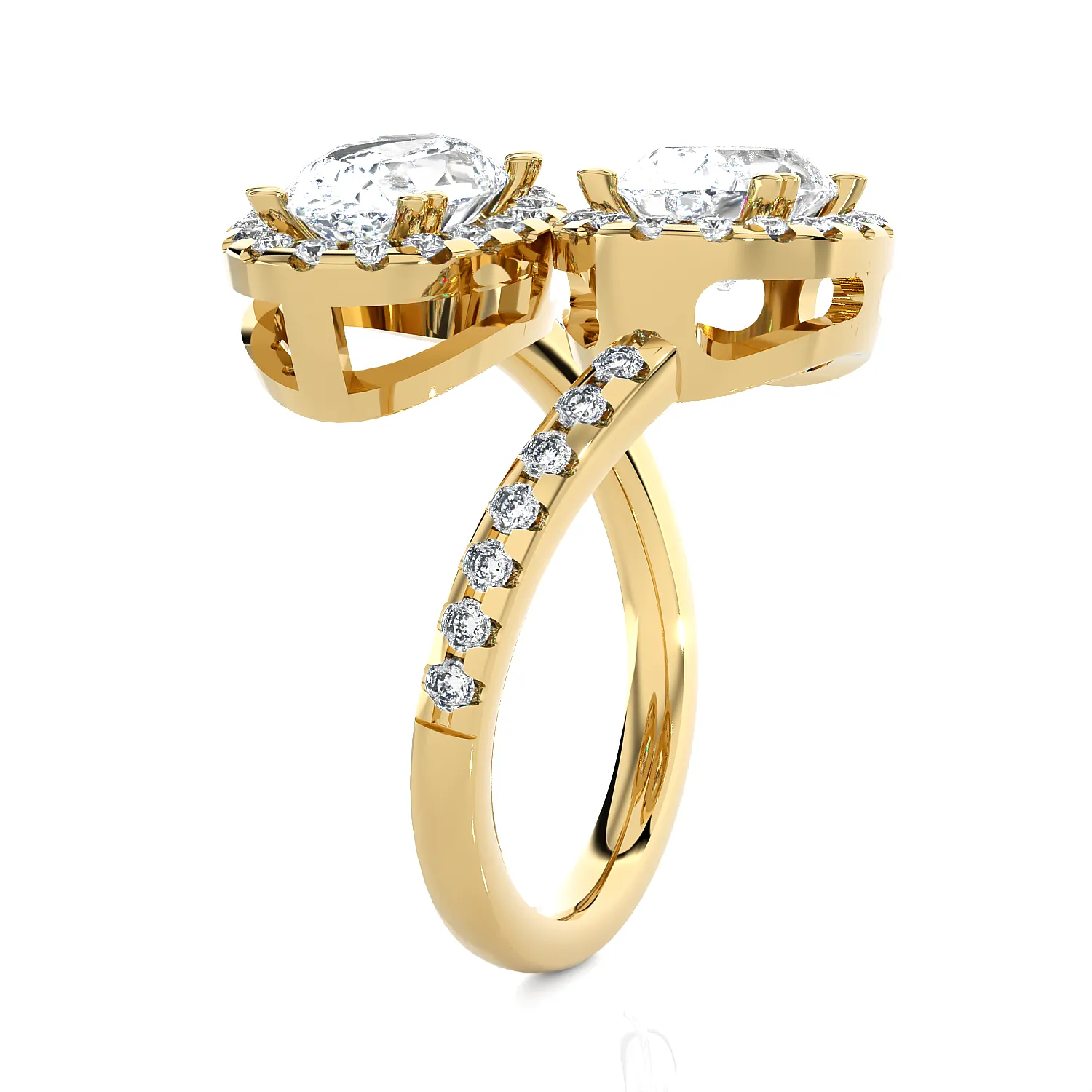 3 5/8 ctw Oval Lab Grown Diamond Ring