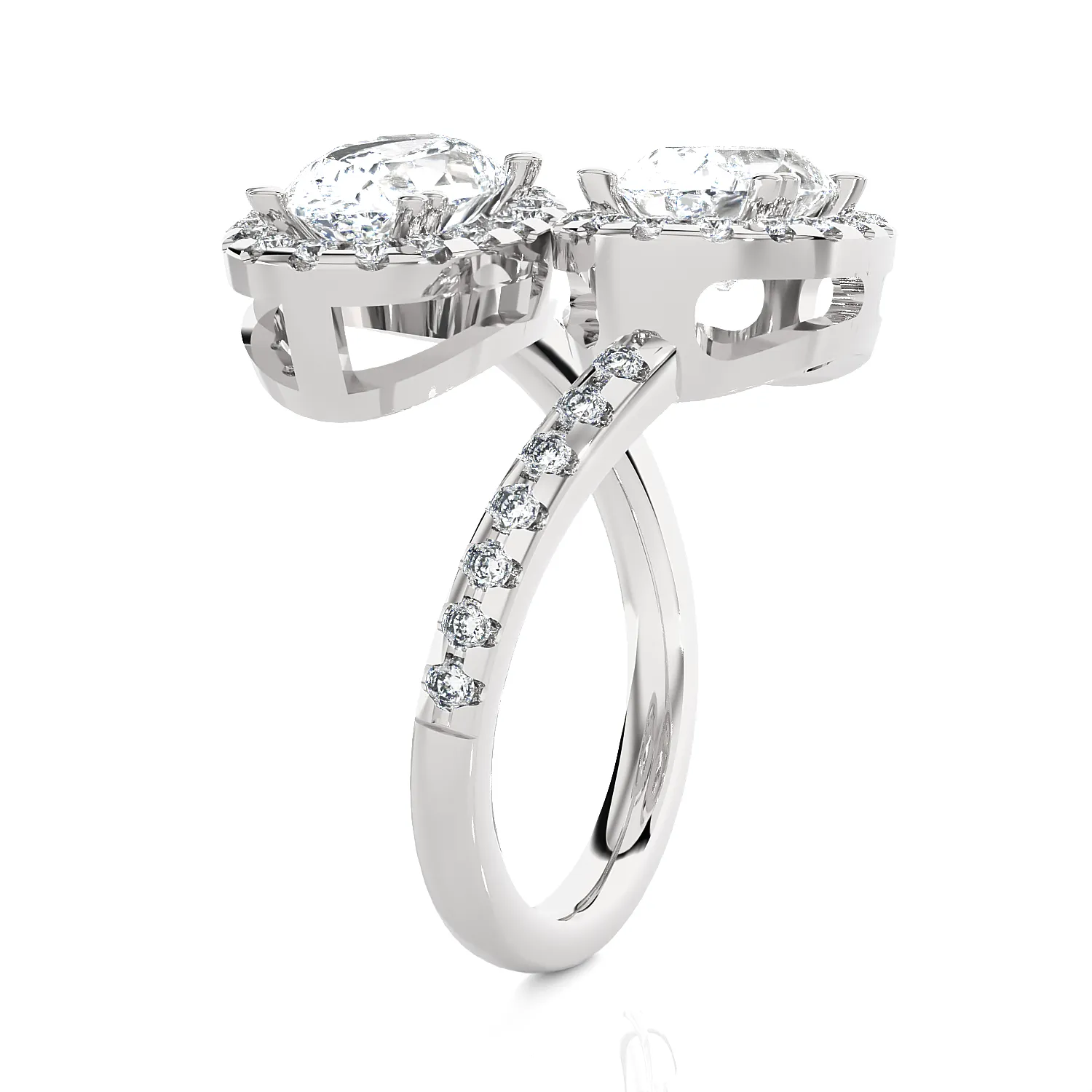 3 5/8 ctw Oval Lab Grown Diamond Ring