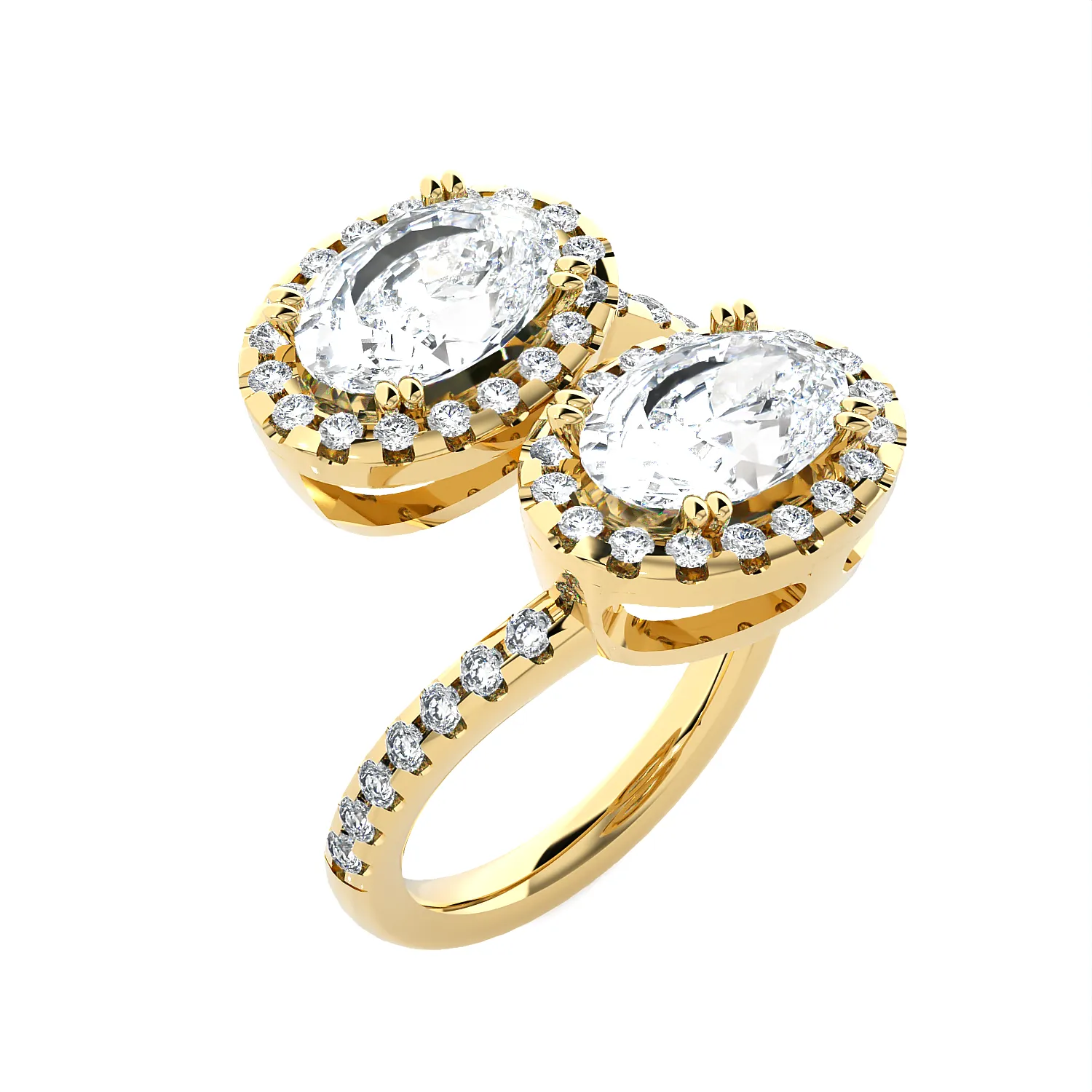3 5/8 ctw Oval Lab Grown Diamond Ring