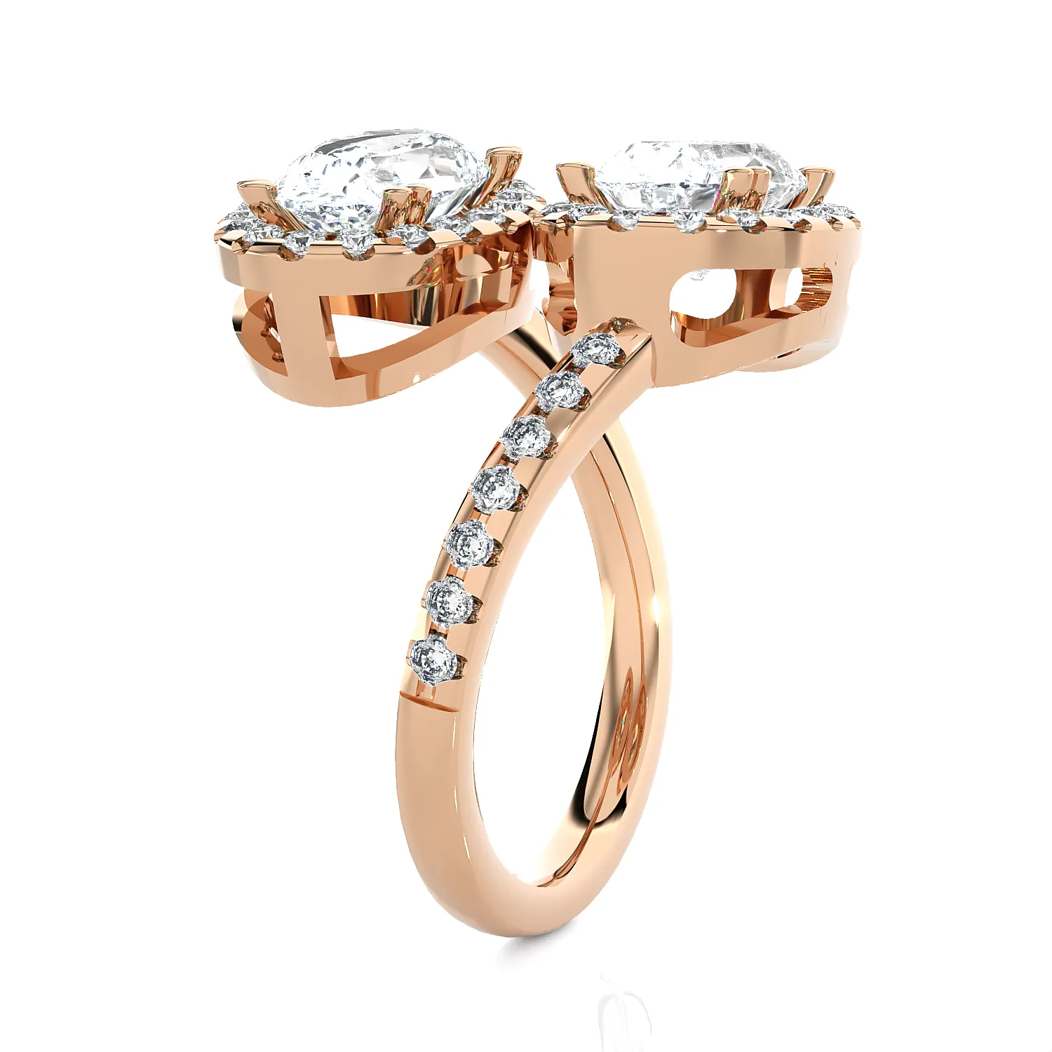 3 5/8 ctw Oval Lab Grown Diamond Ring
