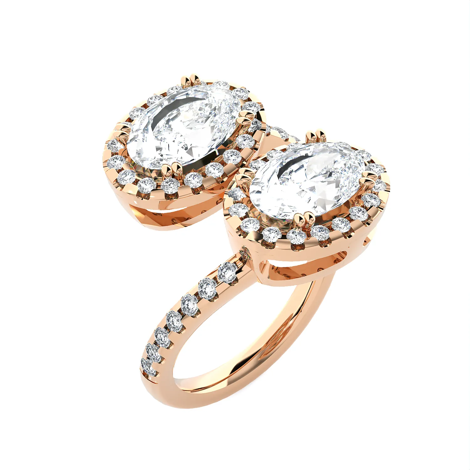 3 5/8 ctw Oval Lab Grown Diamond Ring