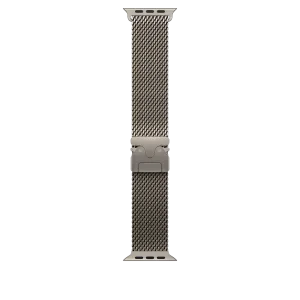 49mm Natural Titanium Milanese Loop - Large