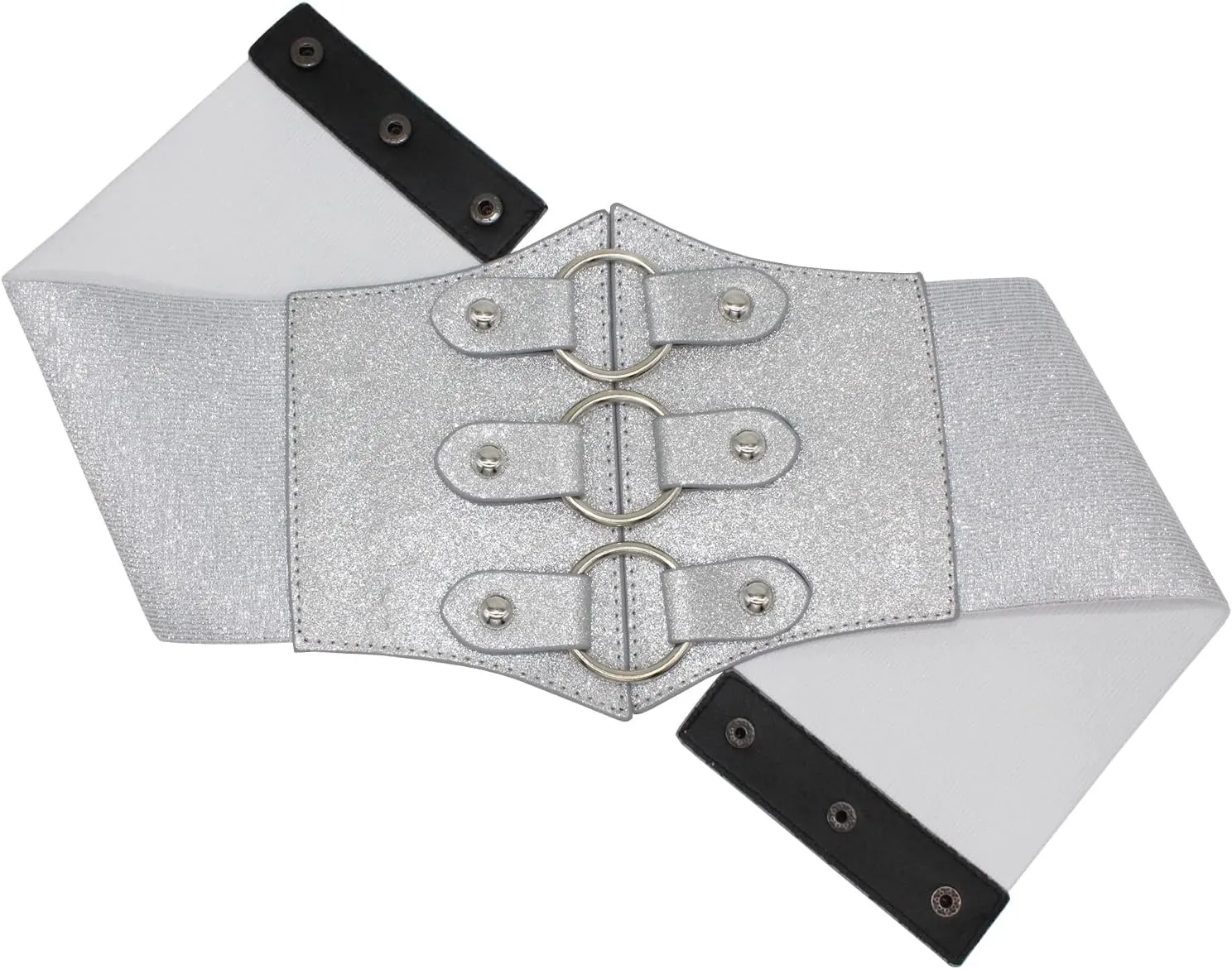 ALAIX Women's Corset Belt Extra Wide Stretchy Belts Elastic Waspie Waist Belts for Cosplay Halloween Costume Belts for Women