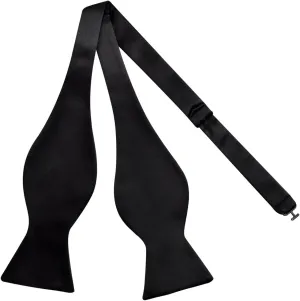 Alizeal Mens Solid Self Bow Tie Jacquard Woven Bowtie for Men Tuxedo