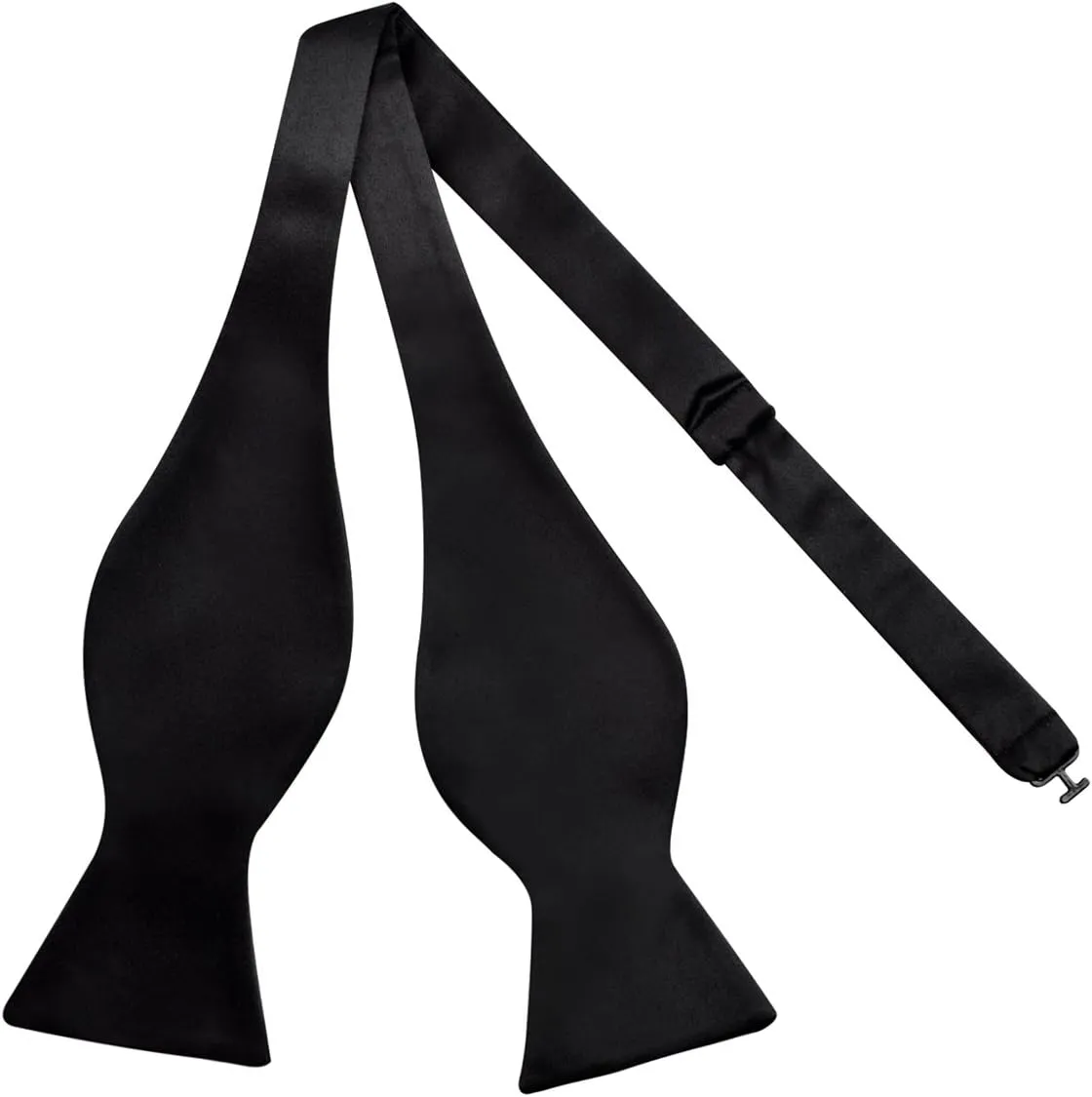 Alizeal Mens Solid Self Bow Tie Jacquard Woven Bowtie for Men Tuxedo