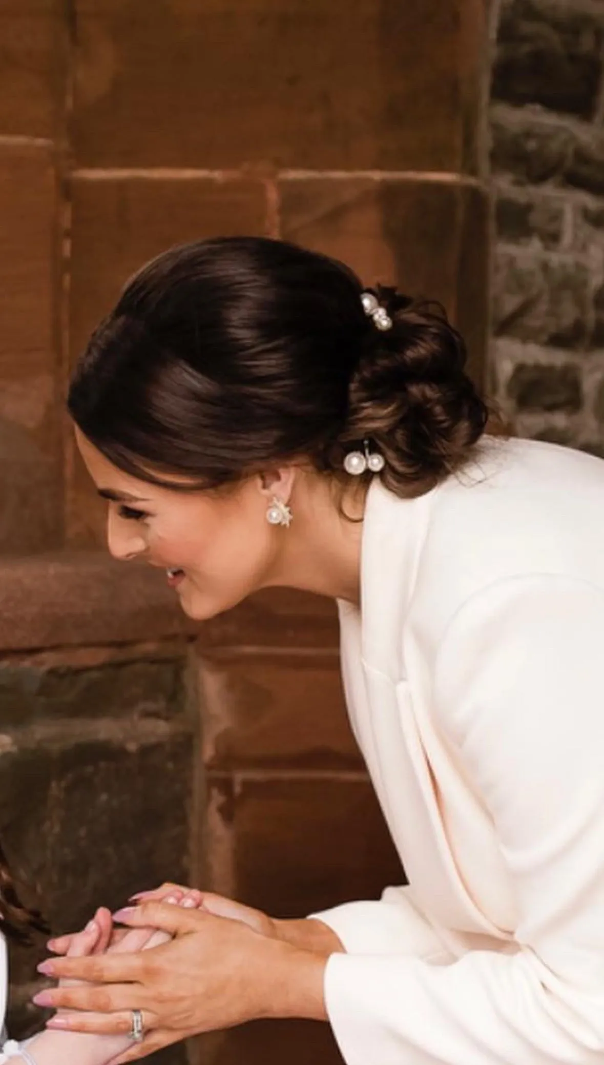 Anya - Pearl Gold Hair Pins