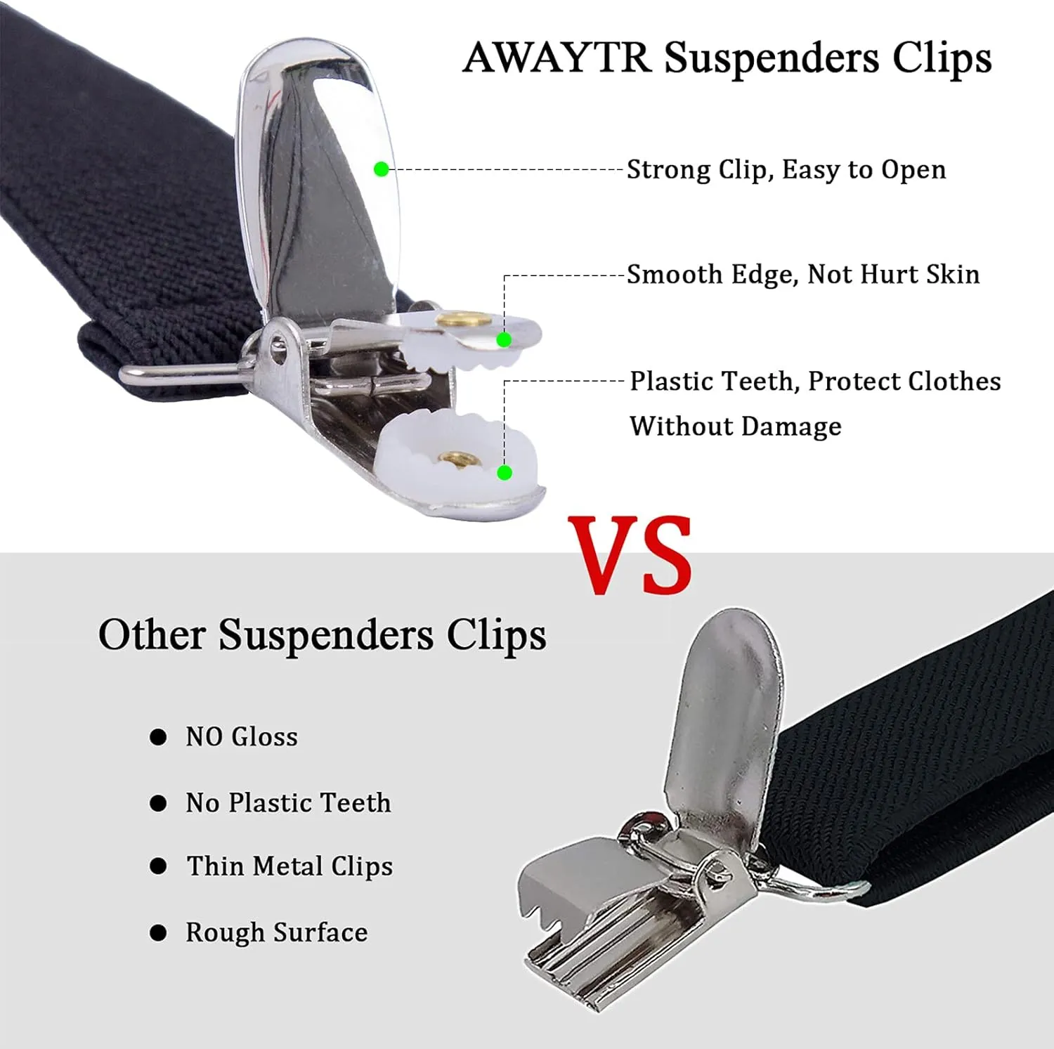 AWAYTR Child Kids Suspenders Bowtie Set - Adjustable Suspender Set for Boys and Girls