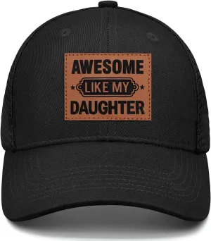 Awesome Like My Daughter Hat Dad Hat for Men