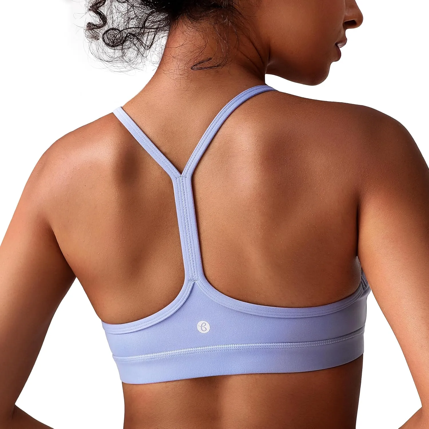 BAYDI Clouduxi Y Back Sports Bras for Women - Light Support Racerback Yoga Bra, A-C Cups
