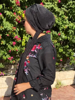 Beanie Wrap - Black
