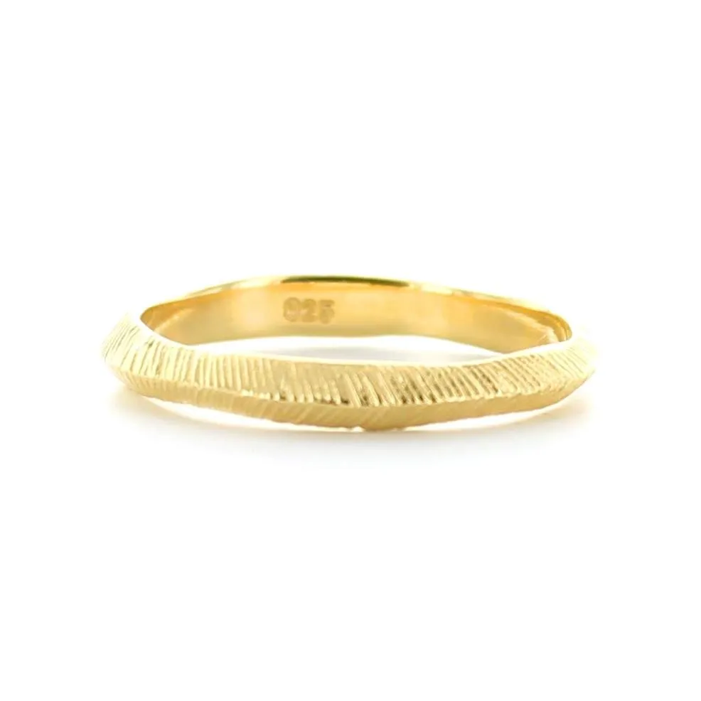 BRAVE STACKING RING & PENDANT GOLD