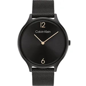 Calvin Klein 25200004 Timeless Black Mesh Womens Watch