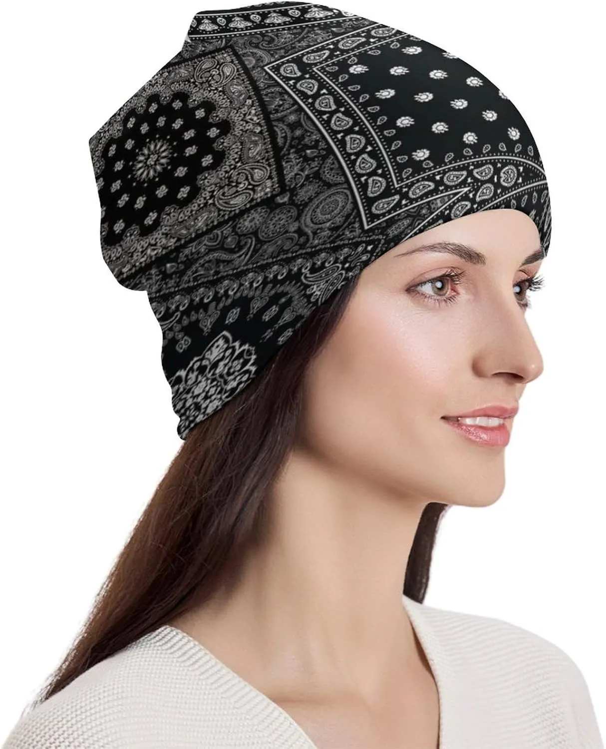 Chemo Headwear Hats Caps for Women, Cancer Headwear Coverings Hats for Women Chemo, Baggy Skull Cap Beanies Women
