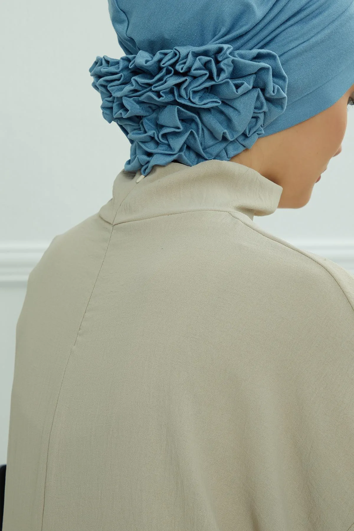 Chic Cotton Instant Turban for Women, Comfortable Lightweight Alopecia and Chemo Head Covering, Trendy Plain Head Turban for Women,B-26