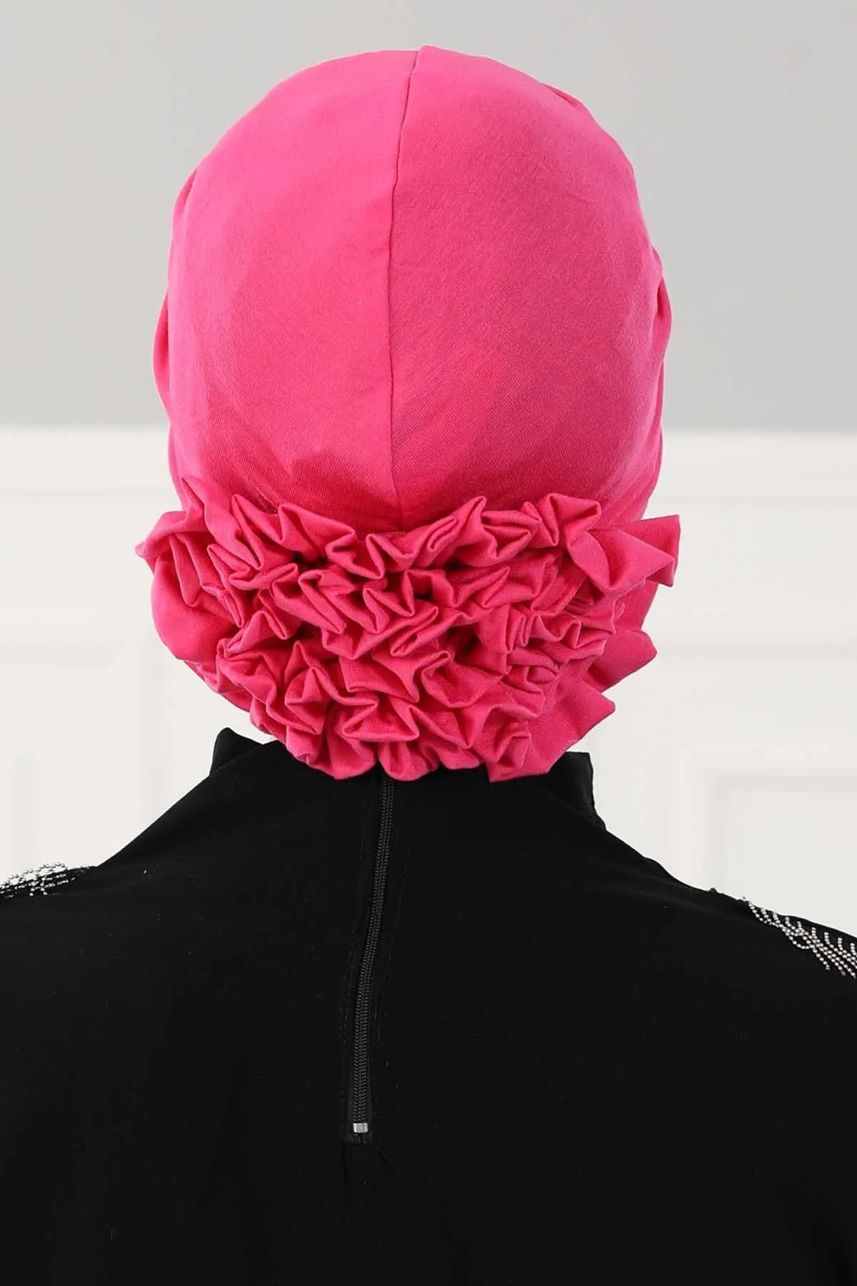 Chic Cotton Instant Turban for Women, Comfortable Lightweight Alopecia and Chemo Head Covering, Trendy Plain Head Turban for Women,B-26