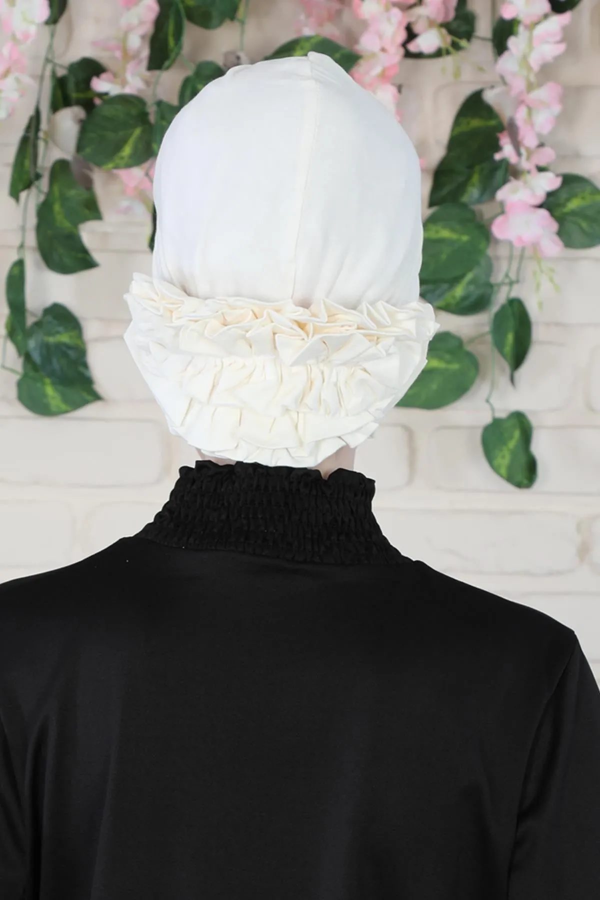 Chic Cotton Instant Turban for Women, Comfortable Lightweight Alopecia and Chemo Head Covering, Trendy Plain Head Turban for Women,B-26