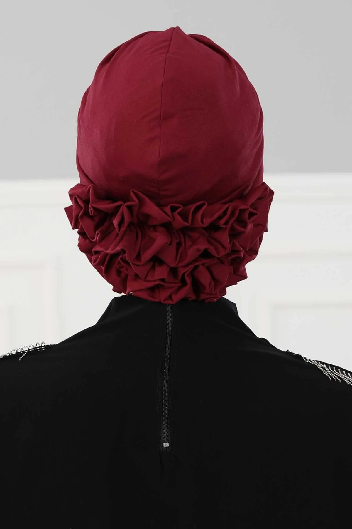 Chic Cotton Instant Turban for Women, Comfortable Lightweight Alopecia and Chemo Head Covering, Trendy Plain Head Turban for Women,B-26