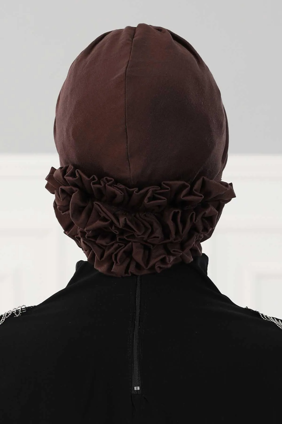 Chic Cotton Instant Turban for Women, Comfortable Lightweight Alopecia and Chemo Head Covering, Trendy Plain Head Turban for Women,B-26