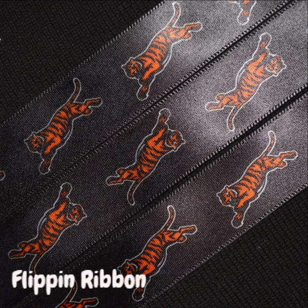 Cincinnati Bengals Ribbon - 7/8 inch Satin