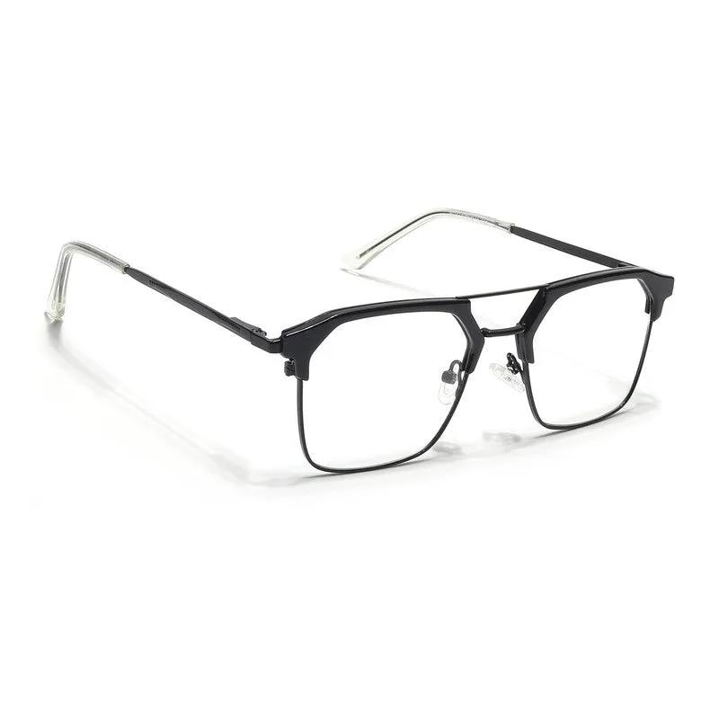 Eyejack Turbo Shine Black Wayfarer Eyeglasses for Men & Women