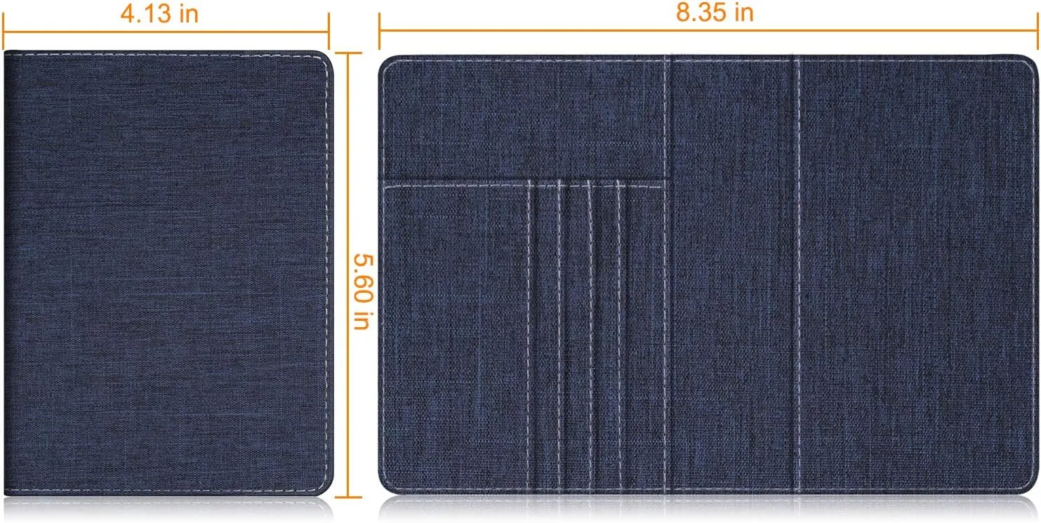 Fintie Passport Holder, Slim Travel Wallet RFID Blocking Card Case Cover Passport Cover Protector Essentials with Credit Card Slots for Women/Men