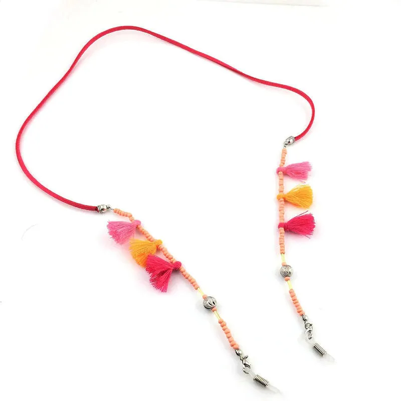 Glasses Hanging Chain | Glasses Chain | Sunglass Strap | Eyeglass Cord Sunglass Lanyard | Reading Glassess Holders | Boho Tassel | Bohemian
