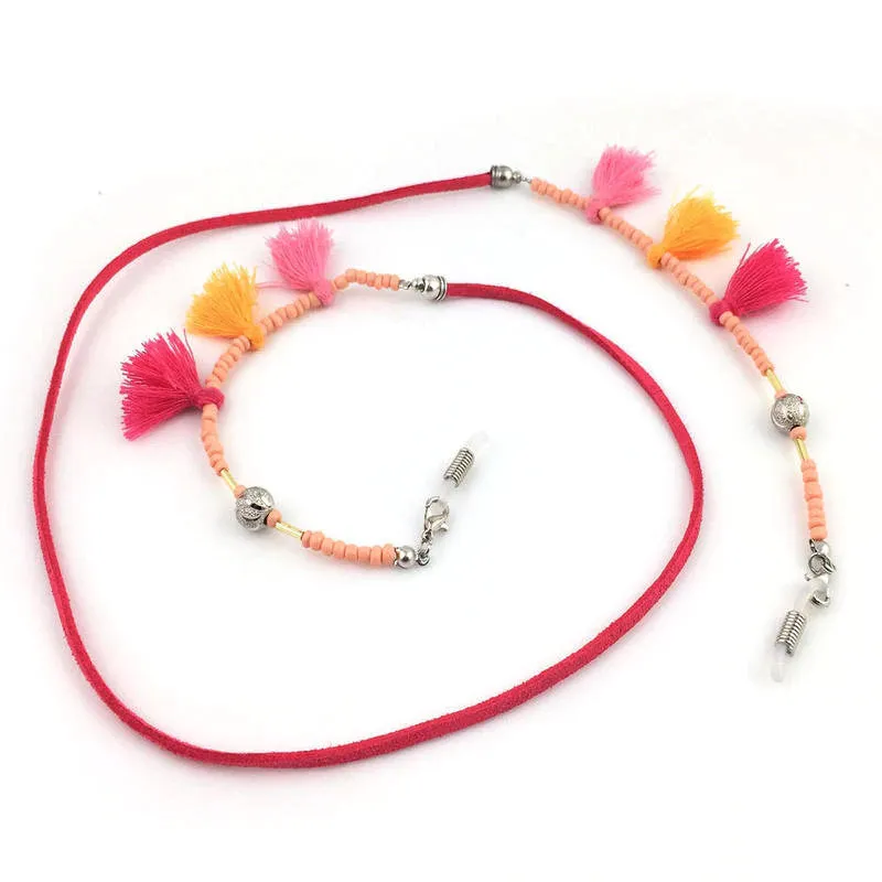 Glasses Hanging Chain | Glasses Chain | Sunglass Strap | Eyeglass Cord Sunglass Lanyard | Reading Glassess Holders | Boho Tassel | Bohemian