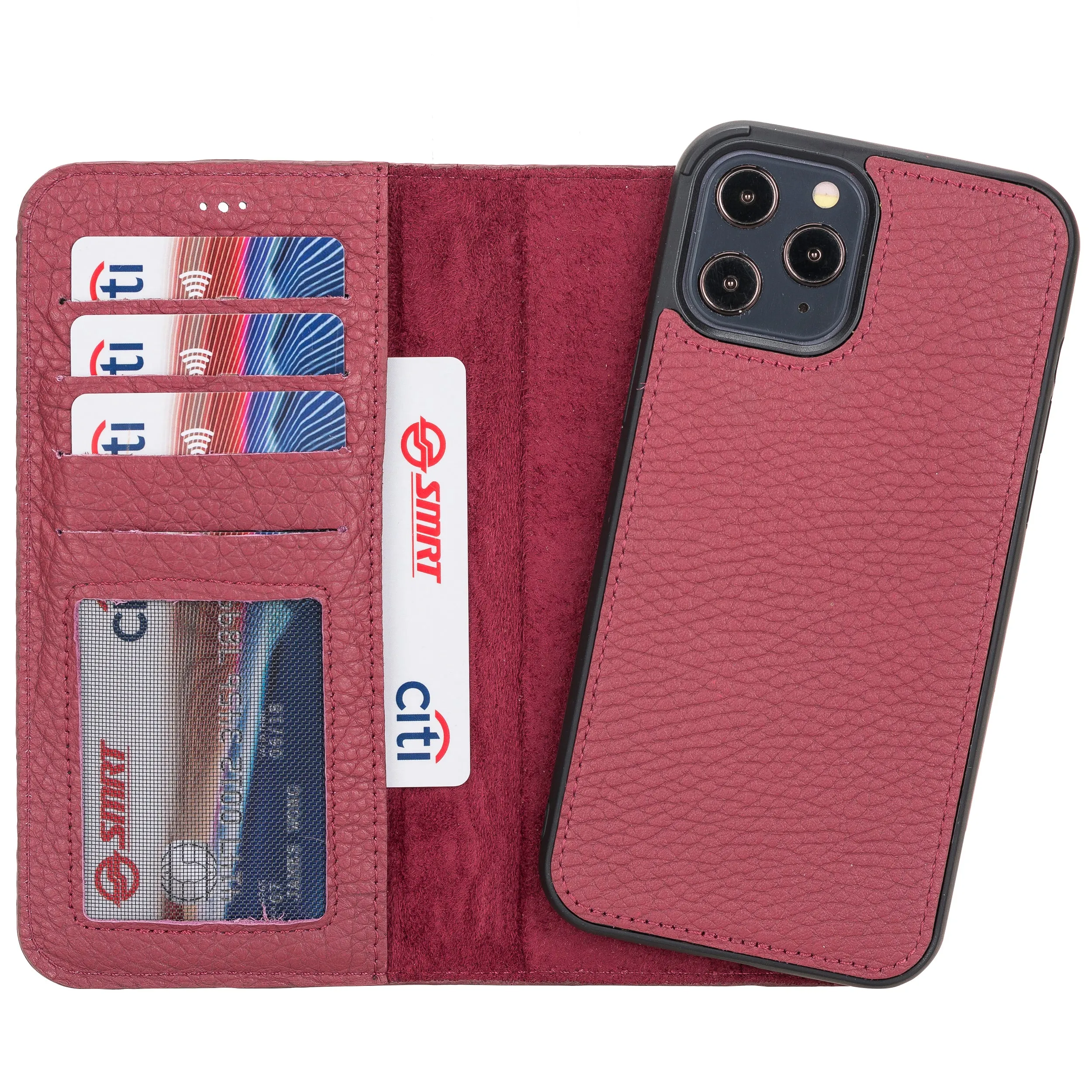 iPhone 12 Pro Max Leather Wallet Case