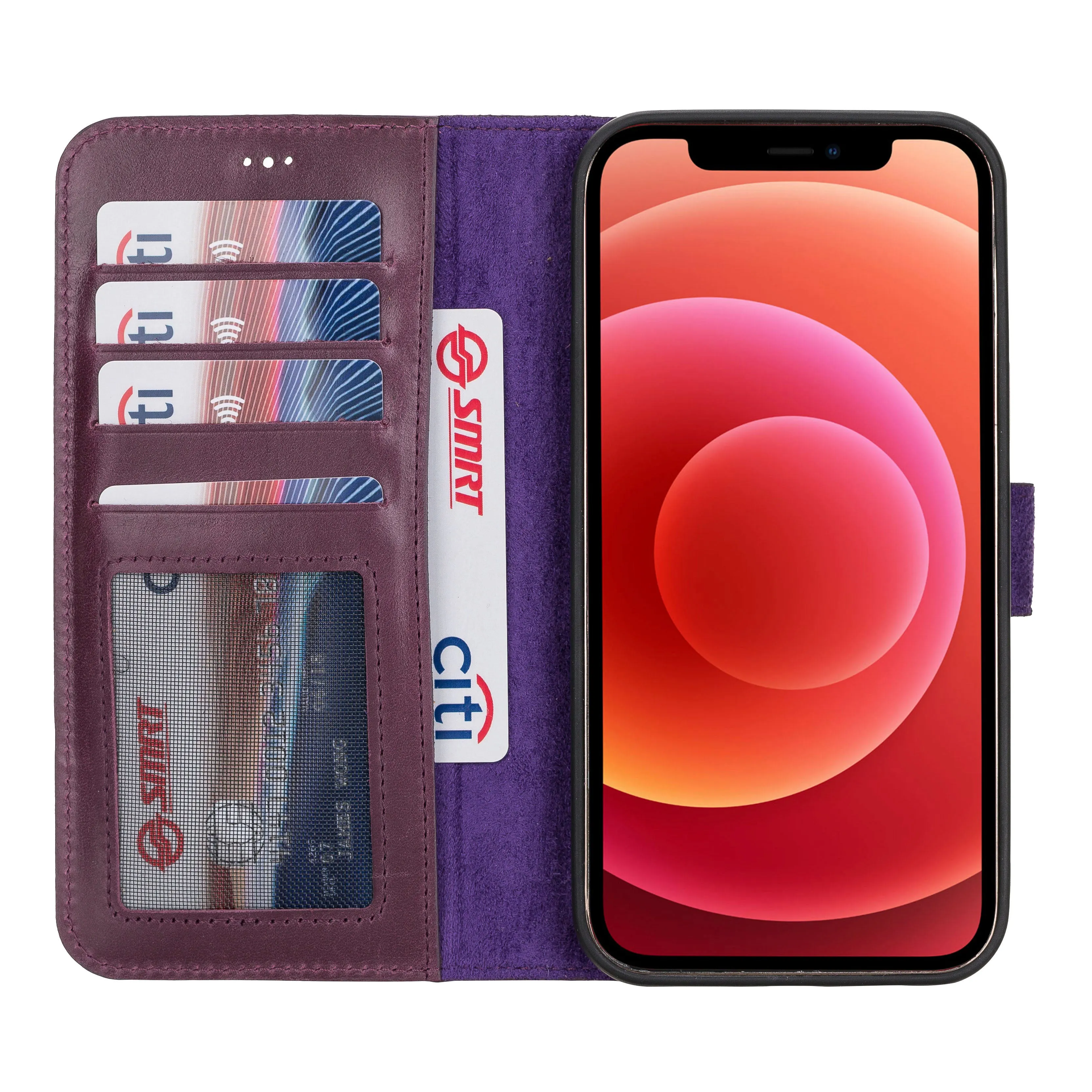 iPhone 12 Pro Max Leather Wallet Case