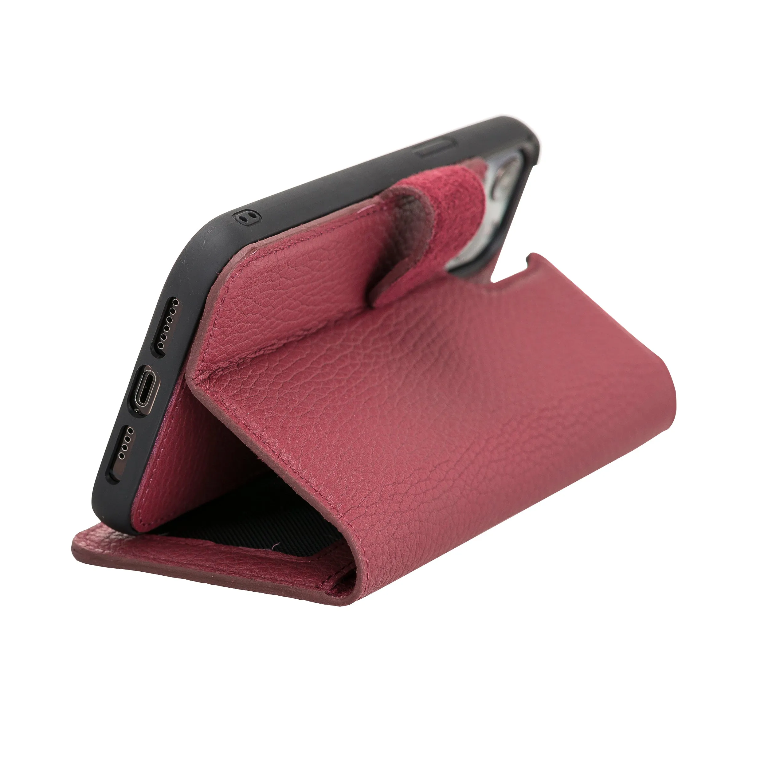 iPhone 12 Pro Max Leather Wallet Case