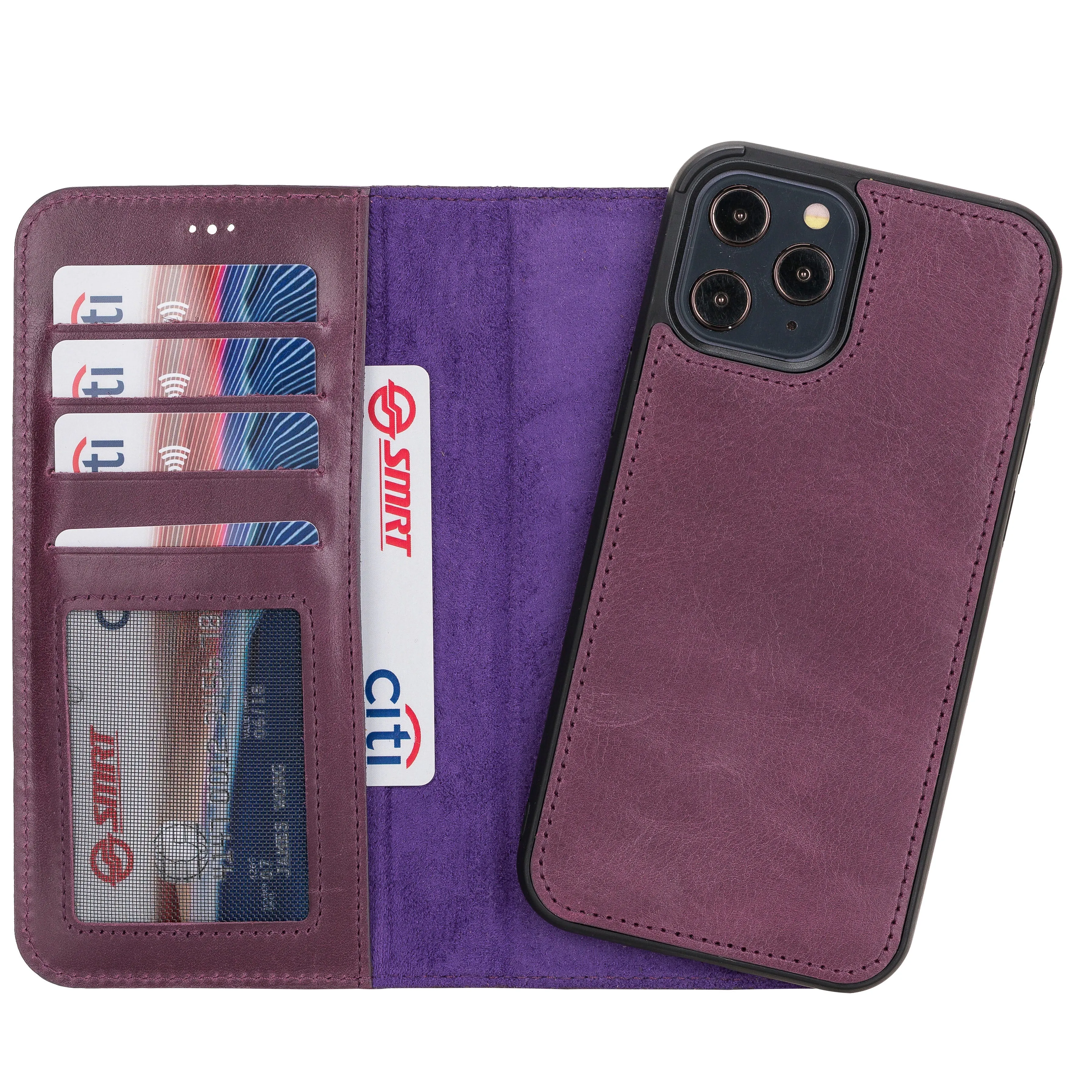 iPhone 12 Pro Max Leather Wallet Case