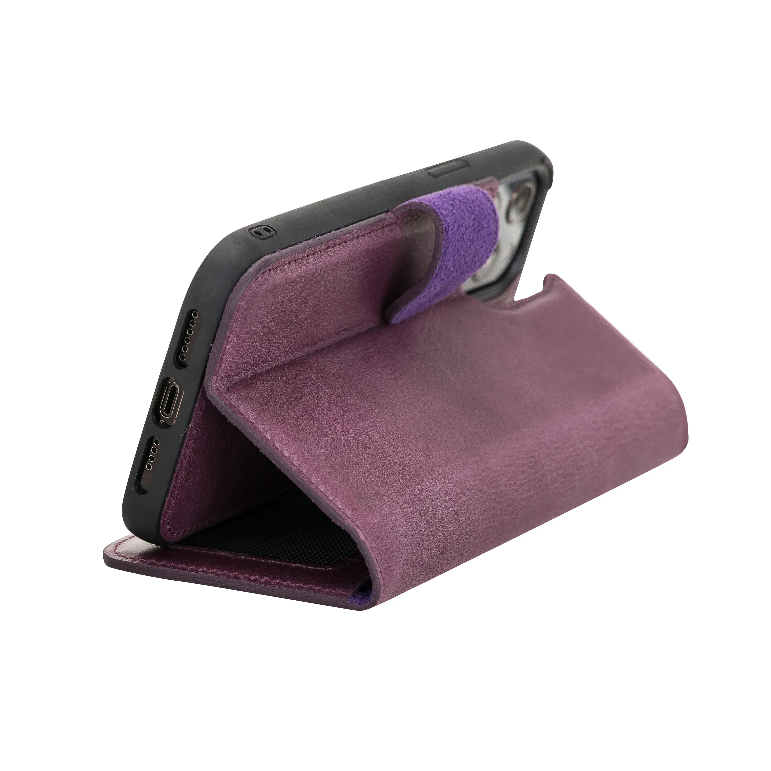 iPhone 12 Pro Max Leather Wallet Case