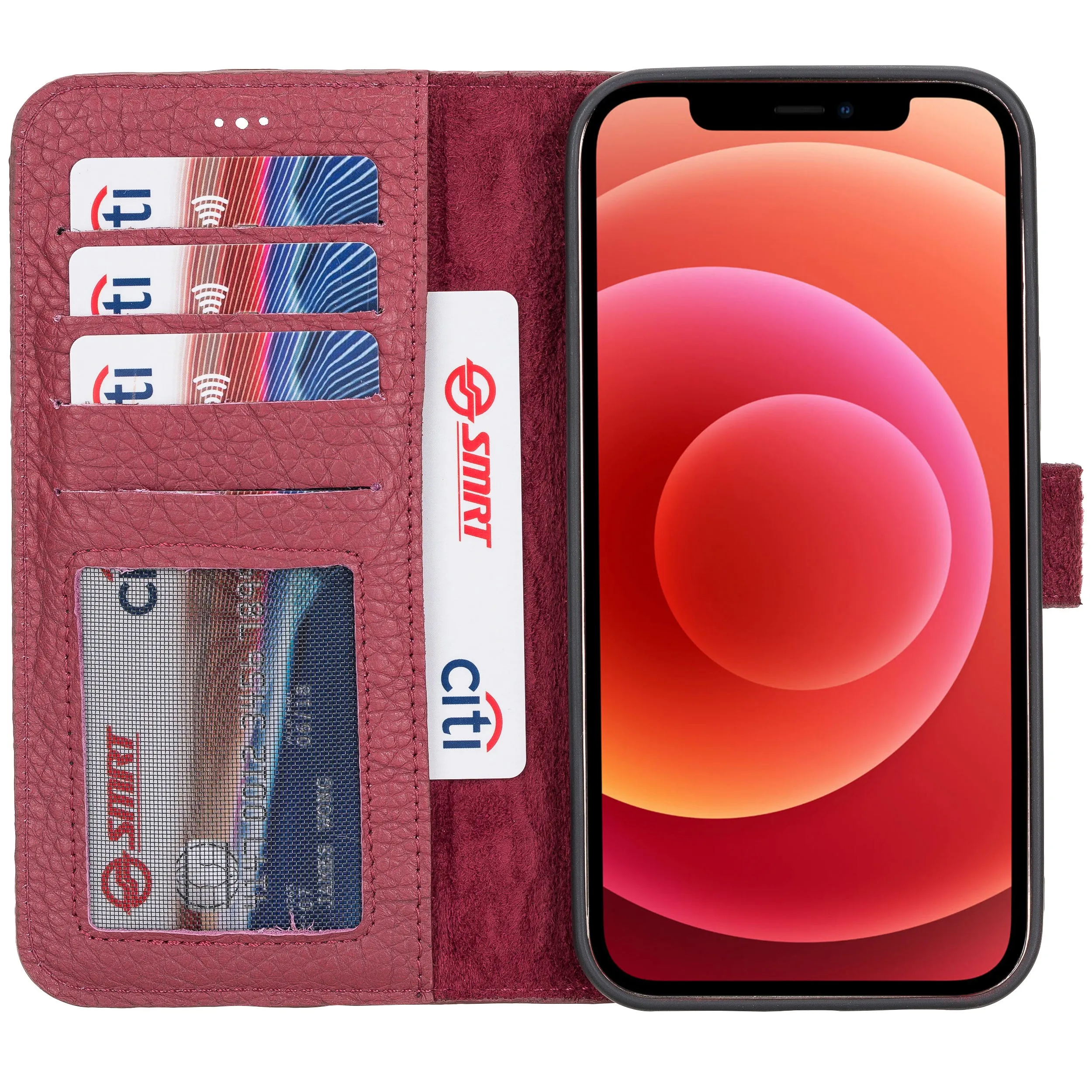 iPhone 12 Pro Max Leather Wallet Case
