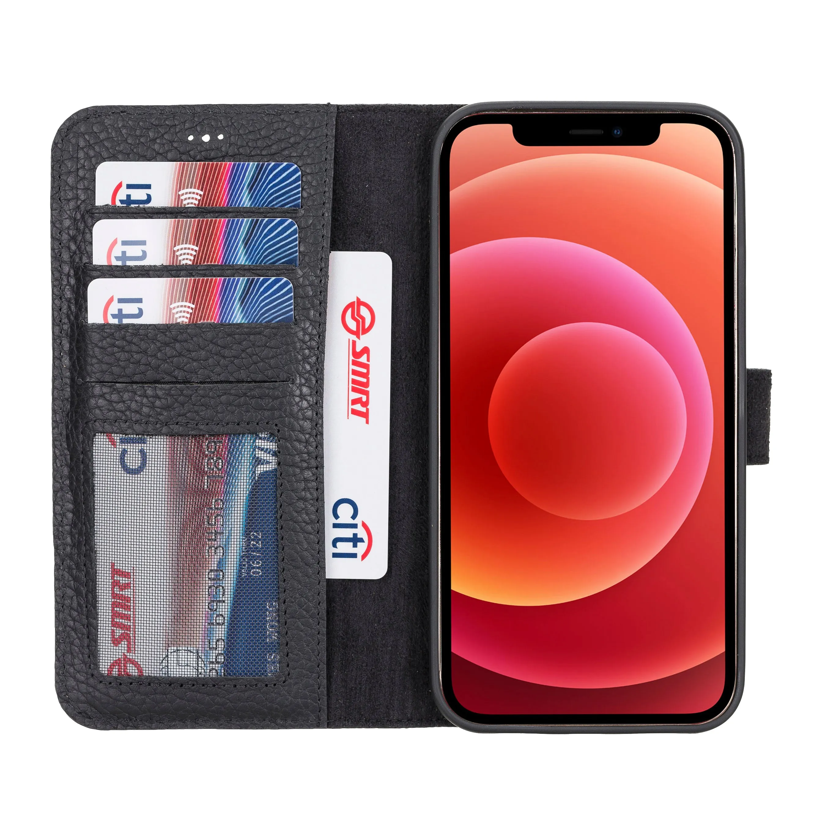 iPhone 12 Pro Max Leather Wallet Case