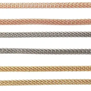 Milanese Link Metal Chain Set of 6 no.km20