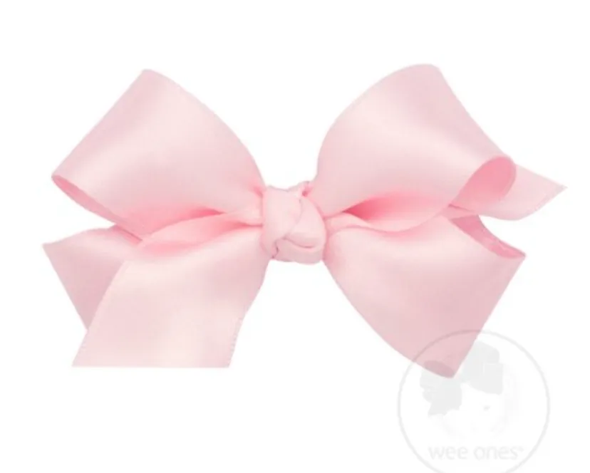 Mini Classic French Satin Hair Bow