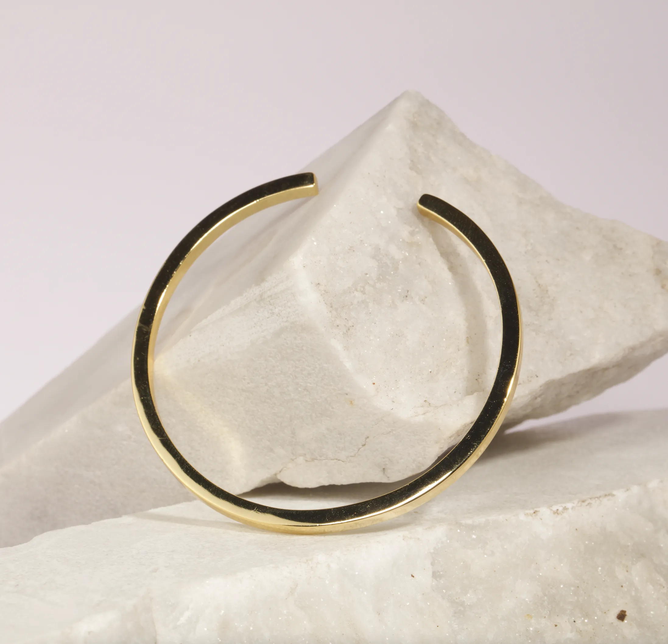 Minimalist Chunky Bangle Bracelet