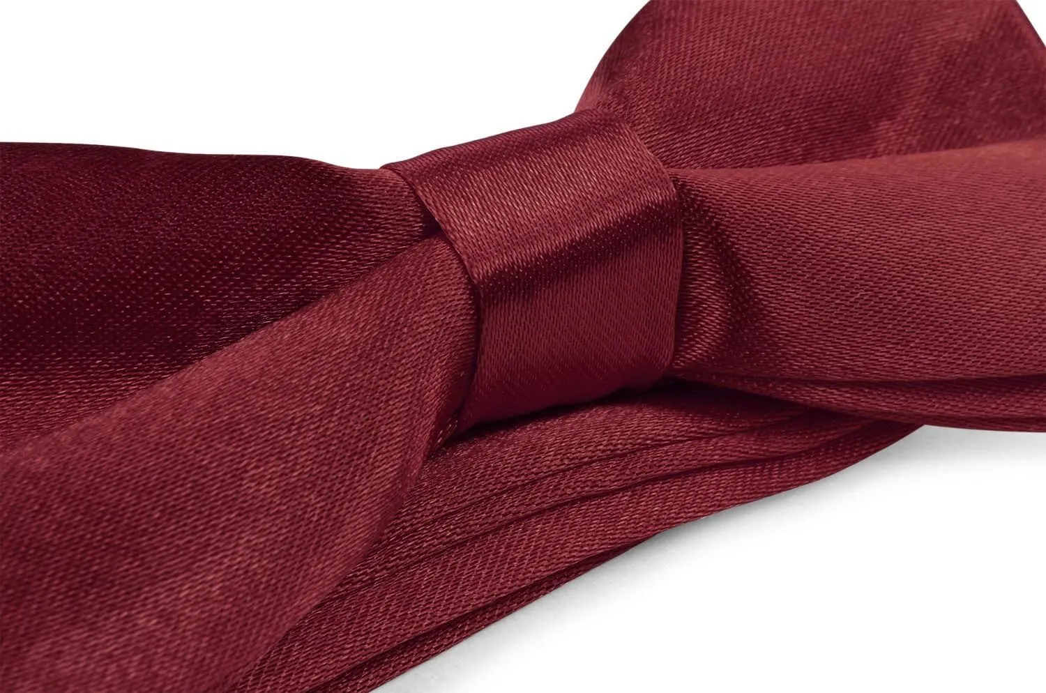 Moda Di Raza Boys Bowtie Pre-Tied Satin Formal Tuxedo Bowtie Adjustable Length Satin Kids Bow Tie