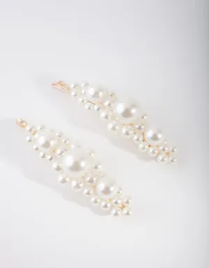 Multi Size Pearl Hair Pins Pack