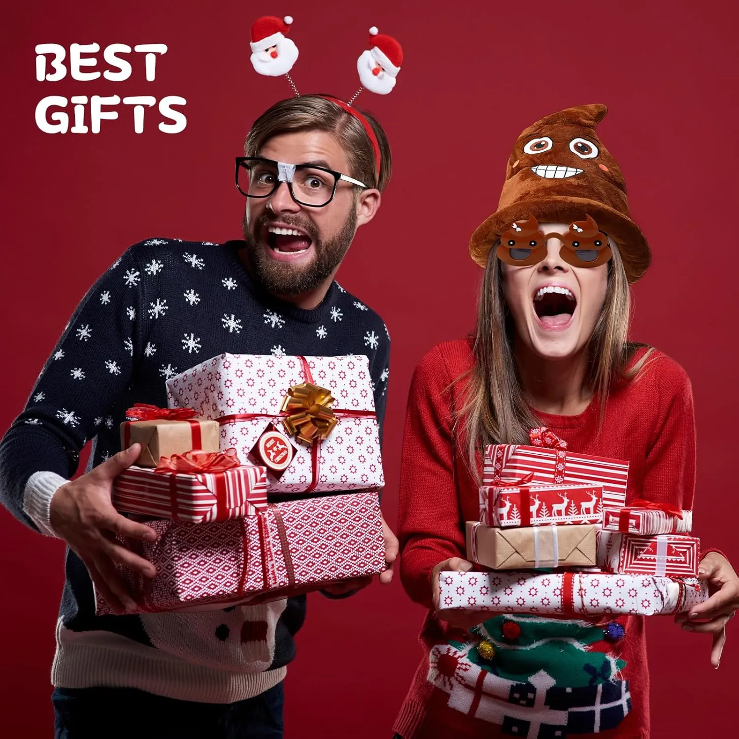 Novelty Poop Costume Hat for Adults, Includes 1 Pcs Hat and 1 Pcs Sunglasses Funny Ice cream Headwear for Cosplay Party