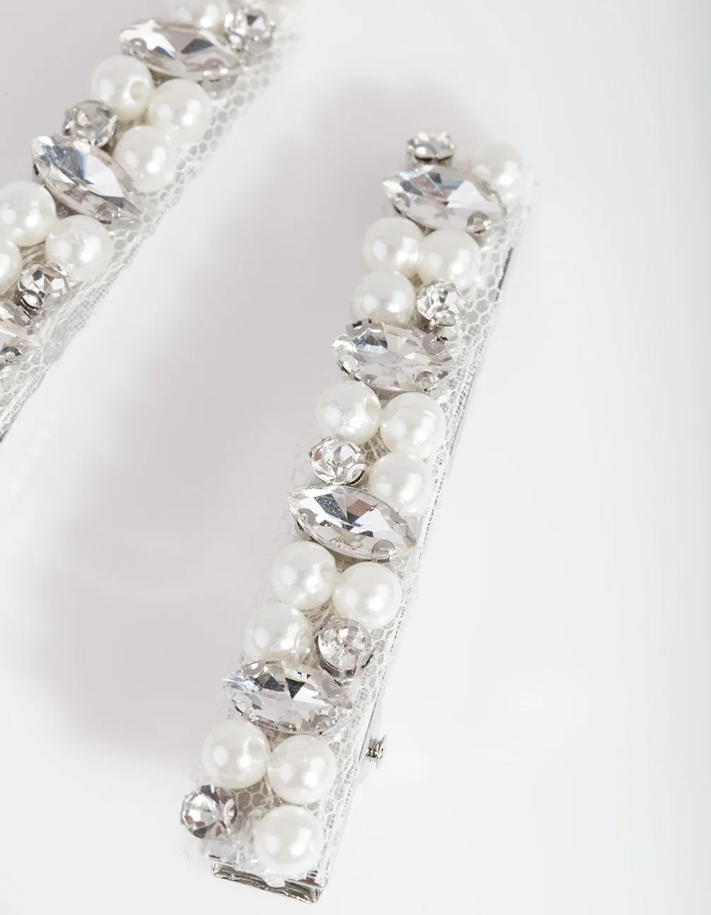 Pearl & Crystal Hair Pin Pack
