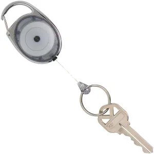 Rexel Id Snap Lock Retractable Keyholder Charcoal Hangsell