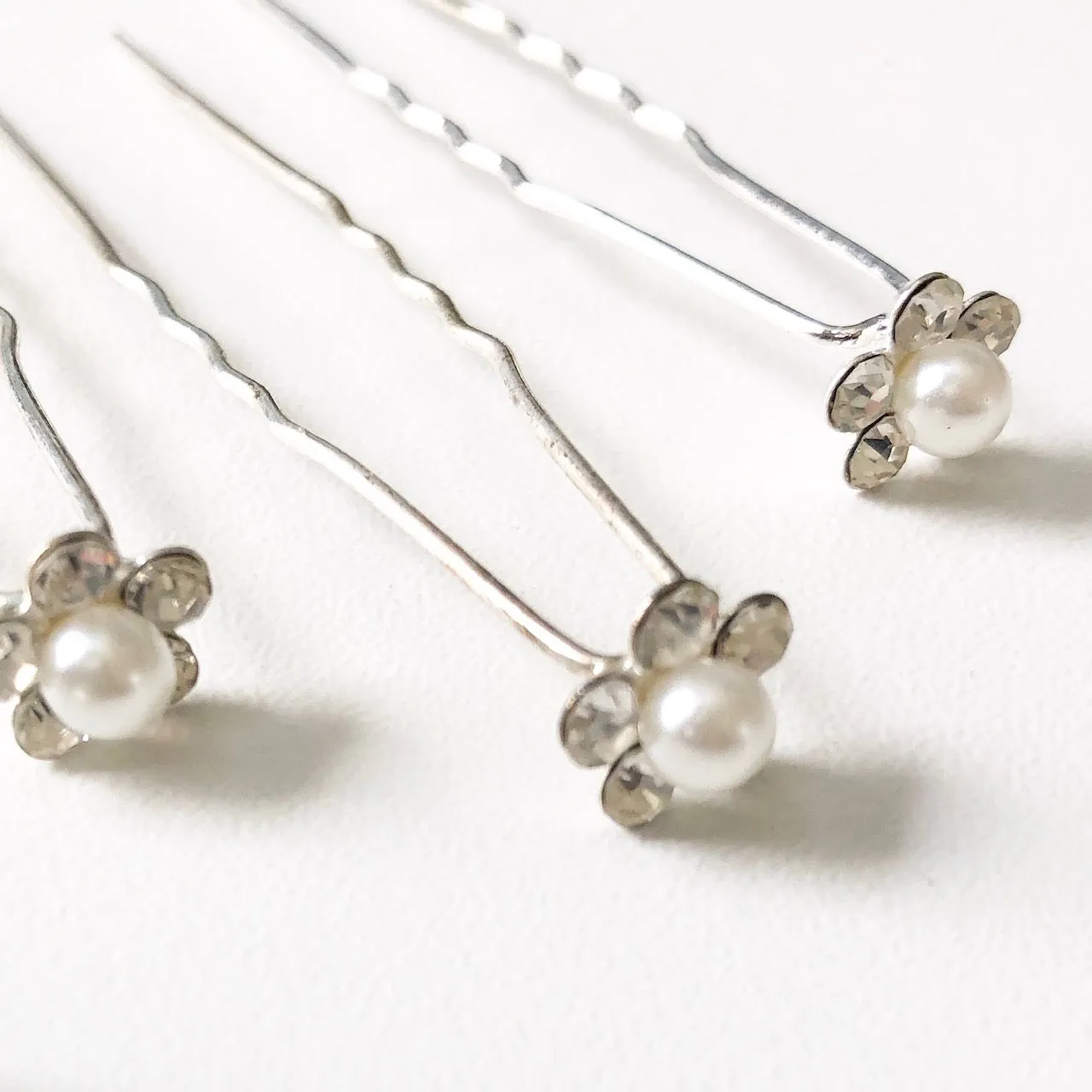 Rhinestone Hair Pins