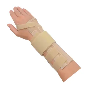 Rolyan AlignRite Wrist Support with Wrap-Around Strap, Long Length, Left, Large, Comfortable Stabilization & Support Brace, Ergonomic Thumb Opening for Full Finger Range of Motion, Breathable