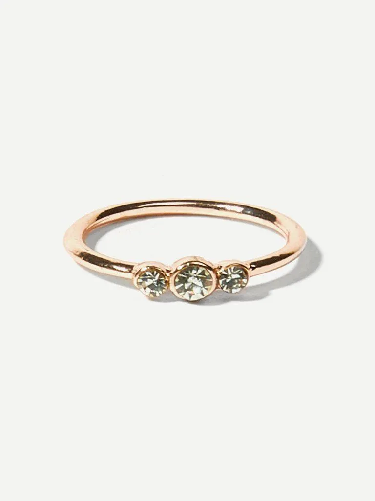 Slim Rhinestone Ring