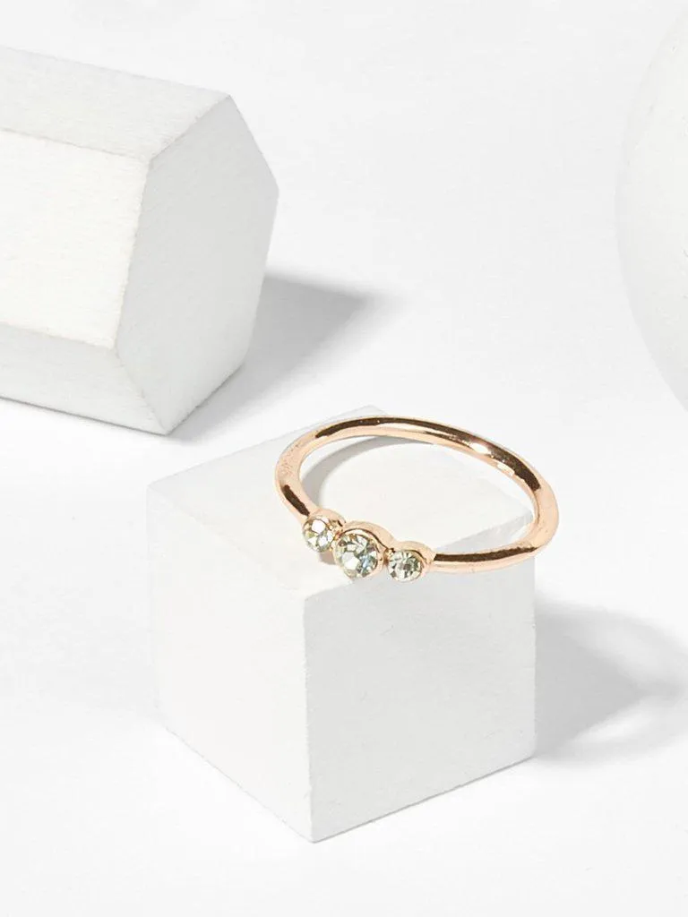 Slim Rhinestone Ring